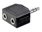 Goobay | Austiņu AUX adapteris; 3,5 mm ligzda 1-uz-2 - Image 2