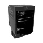 Lexmark 74C20KE | Tonera kasetne | Melna