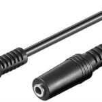 Goobay | Austiņu un audio AUX pagarinātāja kabelis; 3 kontaktu 3,5 mm | 50090 | 5 m