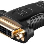 Goobay | HDMI/DVI-I adapteris, apzeltīts | 68690 | Melns | HDMI ligzda (A tips) | DVI-I ligzda Dual-Link (24+5 kontaktu)