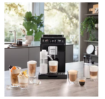 Delonghi kafijas automāts | ECAM450.55.G Eletta Explore | Sūkņa spiediens 19 bar | Iebūvēts piena putotājs | Automātisks | 1450 W | Pelēks - Image 5