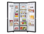 Холодильник LG | GSLC41EPPE | Класс энергоэффективности E | Отдельностоящий | Двухкамерный | Высота 179 см | Полезный объем холодильной камеры 420 л | Полезный объем морозильной камеры 221 л | Дисплей | 36 дБ | Черный — изображение 3