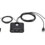 Aten | USB 2.0 | 2 x 4 USB 2.0 perifērijas ierīču koplietošanas slēdzis