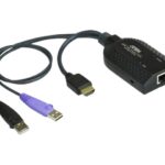 Aten | 1 x RJ-45 ligzda, 2 x USB A tipa vīrietis, 1 x HDMI vīrietis