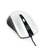 Gembird | Pele | MUS-4B-01-BS | Standarta | USB | Melna/sudrabaina