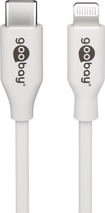 oriģināls-14092.jpg Goobay | Lightning — USB-C USB uzlādes un sinhronizācijas kabelis | USB-C uz Lightning Apple Lightning tēviņš (8 kontaktu) | USB-C tēviņš - Image 1