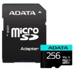 ADATA | Premier Pro | UHS-I U3 | 256 GB | micro SDXC | Zibatmiņa, 10. klase | ar adapteri