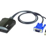 Aten | Klēpjdatora USB KVM konsoles avārijas ratiņu adapteris