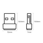 TP-LINK | Divjoslu USB 2.0 adapteris | Archer T2U Nano - Image 3