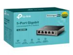 TP-LINK | Switch | TL-SG105E | Web managed | Wall mountable | Gigabit Ethernet (copper) ports quantity 5 | Power supply type External | 36 month(s) - Image 6