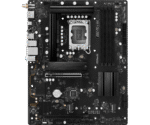 Материнская плата ASRock B860 PRO-A WIFI | Семейство процессоров Intel | Разъем процессора LGA1851 | DDR5 | Поддерживаемые интерфейсы жестких дисков SATA, M.2 | Количество разъемов SATA: 4 — изображение 2
