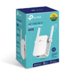 TP-LINK | Paplašinātājs | RE305 | 802.11ac | 2,4 GHz/5 GHz | 300+867 Mbit/s | 10/100 Mbit/s | Ethernet LAN (RJ-45) pieslēgvietas 1 | MU-MiMO Nē | nav PoE | Antenas tips 2 ārējās