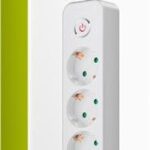 5 kontaktu strāvas pagarinātājs ar slēdzi un 2 USB portiem 1,5 m | Ligzdu skaits: 5