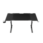 Genesis | Modular Gaming Desk | Holm 140 RGB | Anthracite Black