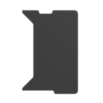 Genesis | Holm Modular Side Desk Top Right 50cm | NDS-2281 | Anthracite Black