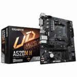 Gigabyte | A520M H 1.0 | Processor family AMD | Processor socket AM4 | DDR4 DIMM | Memory slots 2 | Chipset AMD A | Micro ATX