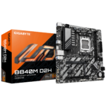Gigabyte B840M D2H | Procesora saime AMD | Procesora ligzda AM5 | DDR5 | Atbalstītās cieto disku saskarnes SATA, M.2 | SATA savienotāju skaits: 4