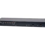 Aten | 1 lokālas/attālinātas koplietošanas piekļuves 8 portu Cat 5 KVM slēdzis virs IP ar ziedlapu savienojuma portu | KH1508AI-AX-G | KVM (klaviatūras/video/peles) slēdzis virs IP
