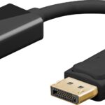 Goobay | Кабель-адаптер DisplayPort/HDMI | 67881 | Штекер DisplayPort | Гнездо HDMI | 0,1 м