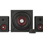 GENESIS Helium 610BT datora skaļruņi, ar vadu, Bluetooth, melni | Genesis | Helium 610BT | Bluetooth | Sarkans/melns | Datora skaļruņi
