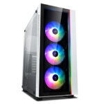 Deepcool | MATREXX 55 V3 ADD-RGB WH 3F | Balts | ATX | Barošanas bloks iekļauts Nē