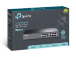 TP-LINK | Коммутатор | TL-SG1016PE | Веб-управление | Настольный/стоечный | Количество портов Gigabit Ethernet (медный) - 16 | Количество портов PoE+ - 8 | 36 месяцев