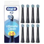 Oral-B | Replaceable toothbrush heads | iO UltimateClean | Heads | For adults | Number of brush heads included 8 | Black