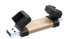 Silicon Power DS72 | 1000 GB | USB A tipa un USB C tipa 3.2 2. paaudze | Zelta krāsā