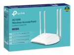 TP-LINK | Точка доступа | TL-WA1201 | 802.11ac | 2,4 ГГц/5 ГГц | 300+867 Мбит/с | 10/100/1000 Мбит/с | Порты Ethernet LAN (RJ-45) 1 | MU-MiMO Да | PoE нет | Тип антенны 4 Фиксированная Высокопроизводительная | Нет — изображение 6