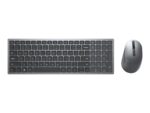 Dell | Клавиатура и мышь | KM7120W | Комплект клавиатуры и мыши | Беспроводная | Батарейки в комплекте | США | Bluetooth | Цвет: Titan Gray | Цифровая клавиатура | Беспроводное соединение — изображение 4