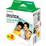 Fujifilm | Instax Square Glossy momentuzņēmumu filma (2x10pl) | 86 x 72 mm | Attēla izmēri: 62 × 62 mm | Daudzums 20