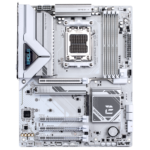 Gigabyte B850 EAGLE WF7 ICE | Procesora saime AMD | Procesora ligzda AM5 | DDR5 | Atbalstītās cieto disku saskarnes SATA, M.2 | SATA savienotāju skaits 4 - Image 2