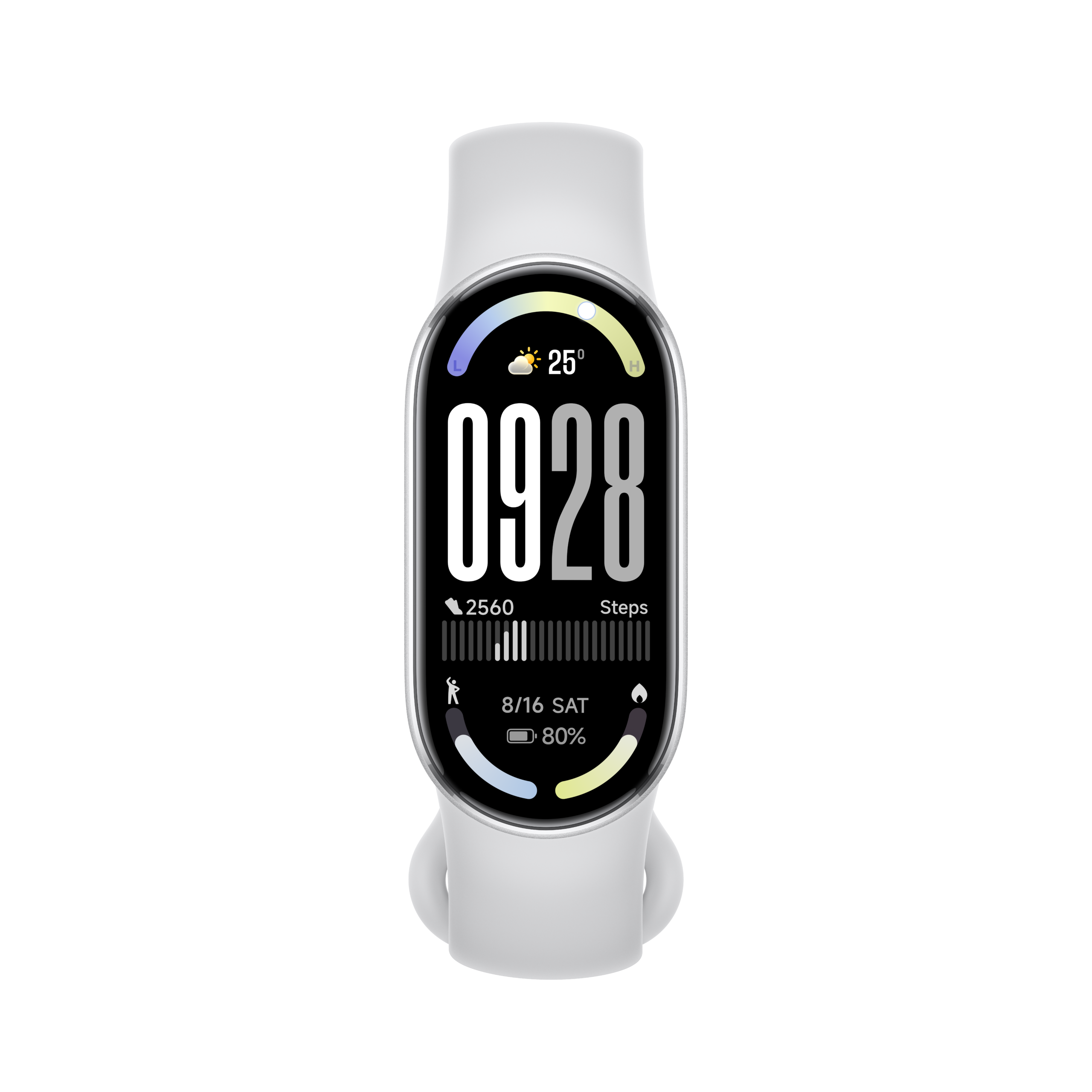original-19775.png Xiaomi Smart Band 10 | AMOLED | Waterproof | Bluetooth | Glacier Silver - Image 1