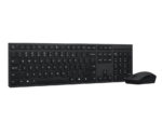 Lenovo Professional Wireless Rechargeable Combo Keyboard and Mouse | Keyboard and Mouse Set | Wireless | Mouse included | US Euro | Bluetooth | Grey