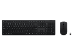 Lenovo Professional Wireless Rechargeable Combo Keyboard and Mouse | Keyboard and Mouse Set | Wireless | Mouse included | US Euro | Bluetooth | Grey - Image 2