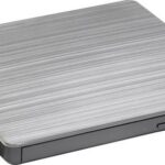 H.L Data Storage | Īpaši plāns pārnēsājams DVD rakstītājs | GP60NS60 | Saskarne USB 2.0 | DVD±R/RW | CD lasīšanas ātrums 24x | CD rakstīšanas ātrums 24x | Sudraba krāsā | Galddators/Klēpjdators