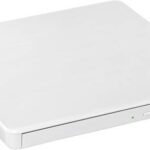 H.L Data Storage | Īpaši plāns pārnēsājams DVD rakstītājs | GP60NW60 | Saskarne USB 2.0 | DVD±R/RW | CD lasīšanas ātrums 24x | CD rakstīšanas ātrums 24x | Balts | Galddators/Klēpjdators