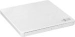 H.L Data Storage | Īpaši plāns pārnēsājams DVD rakstītājs | GP60NW60 | Saskarne USB 2.0 | DVD±R/RW | CD lasīšanas ātrums 24x | CD rakstīšanas ātrums 24x | Balts | Galddators/Klēpjdators