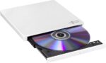 H.L Data Storage | Īpaši plāns pārnēsājams DVD rakstītājs | GP60NW60 | Saskarne USB 2.0 | DVD±R/RW | CD lasīšanas ātrums 24x | CD rakstīšanas ātrums 24x | Balts | Galddators/Klēpjdators - Image 2