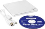 H.L Data Storage | Īpaši plāns pārnēsājams DVD rakstītājs | GP60NW60 | Saskarne USB 2.0 | DVD±R/RW | CD lasīšanas ātrums 24x | CD rakstīšanas ātrums 24x | Balts | Galddators/Klēpjdators - Image 3