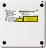 H.L Data Storage | Īpaši plāns pārnēsājams DVD rakstītājs | GP60NW60 | Saskarne USB 2.0 | DVD±R/RW | CD lasīšanas ātrums 24x | CD rakstīšanas ātrums 24x | Balts | Galddators/Klēpjdators - Image 4