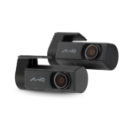 Mio MiVue R860WD, videoreģistrators | GPS | Wi-Fi | Priekšējā un aizmugurējā kamera sinhronizētas ierakstīšanai ar netraucētu skatu; 11,26 IPS skārienekrāns ar pretatspīduma pārklājumu; Uzlabojiet uz STARVIS 2 tehnoloģiju, lai iegūtu skaidras detaļas; Integrēts ātrdarbīgs Wi-Fi — ātra savienošana pārī, izmantojot QR kodu | Audio ierakstītājs
