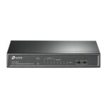 TP-LINK | Коммутатор | TL-SF1008LP | Неуправляемый | Настольный | Количество портов 10/100 Мбит/с (RJ-45): 8 | Количество портов Power over Ethernet (PoE): 4 | Тип источника питания: Внешний — изображение 3