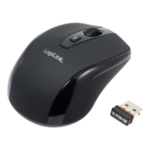 Logilink | Maus optisch Funk 2.4 GHz | 2.4GH bezvadu mini pele ar automātisko saiti | bezvadu | melna