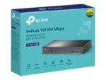 TP-LINK | Switch | TL-SF1009P | Unmanaged | Desktop | 10/100 Mbps (RJ-45) ports quantity 9 | PoE+ ports quantity 8 | Power supply type External - Image 7