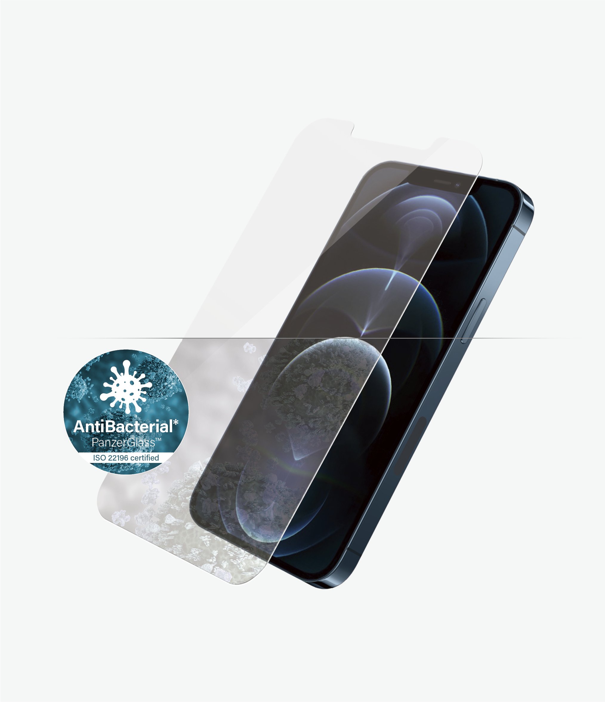original-21842.jpg PanzerGlass | Apple | For iPhone 12 Pro Max | Glass | Transparent | Clear Screen Protector - Image 1