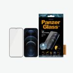 PanzerGlass | Apple | iPhone 12 Pro Max | Stikls | Melns | Caurspīdīgs ekrāna aizsargs