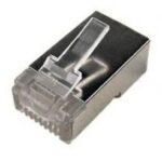 MP0003 | CAT5e Modular PlugSuitable for 8P8C Round CableConnector shieldedGold-plated contacts