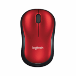 Logitech | Mouse | M185 | Wireless | Red