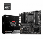 MSI | B550M PRO-VDH | Processor family AMD | Processor socket AM4 | DDR4 | Memory slots 4 | Number of SATA connectors 4 | Chipset AMD B | Micro ATX - Image 2